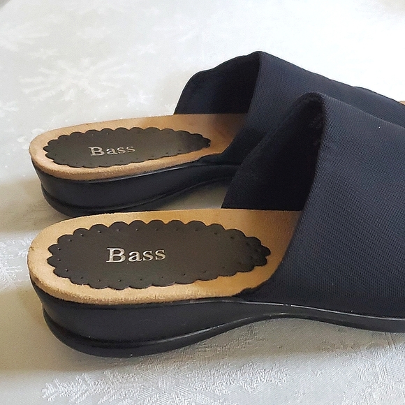 Bass Black Giada Mule Slides Heel Women's Size 10M - Picture 7 of 11